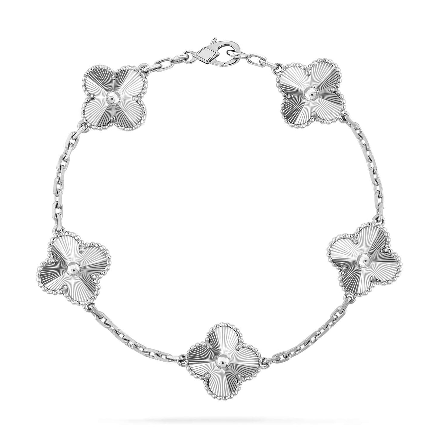 [Everoly JW]  CLOVER 5 MOTIF LASER BRACELET COLLECTION