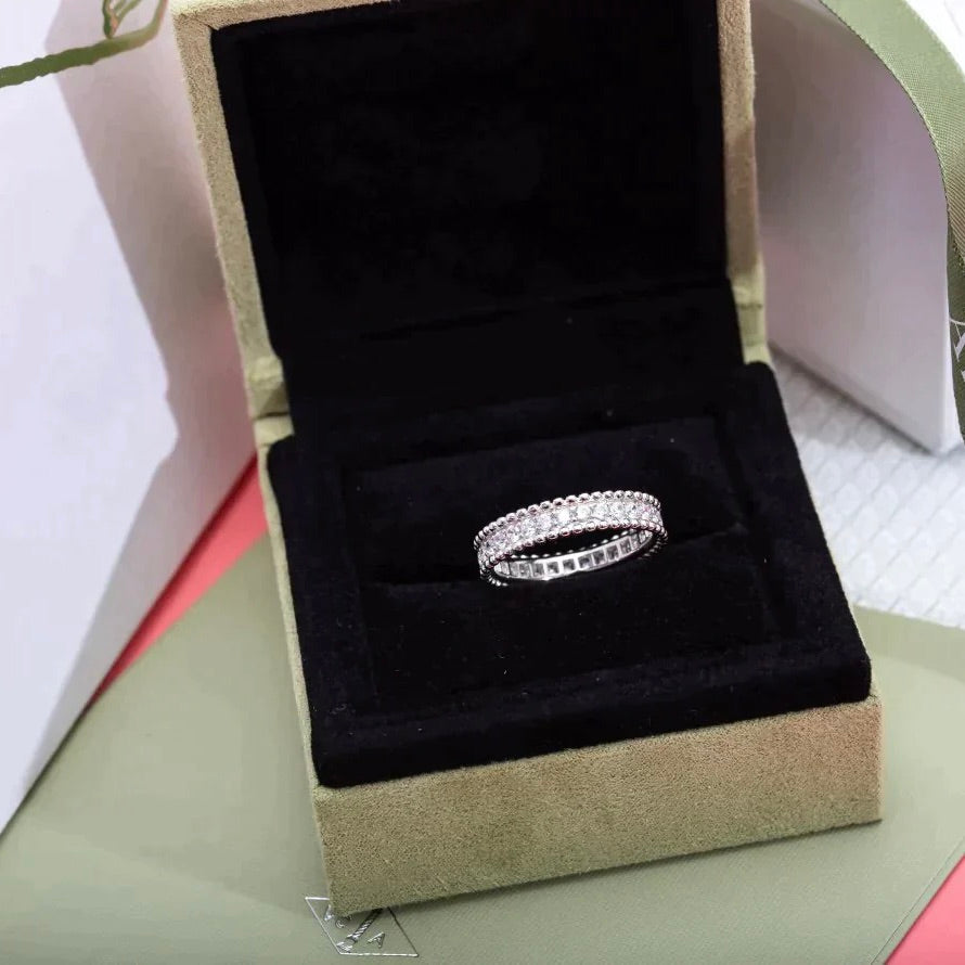 [Everoly JW]PERLEE DIAMOND SILVER RING