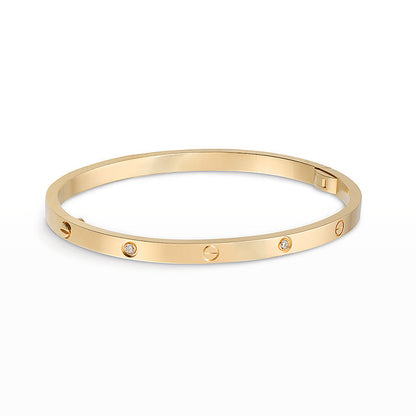 [エバリー JW]ラブブレスレット 3.65mm 6ダイヤモンド