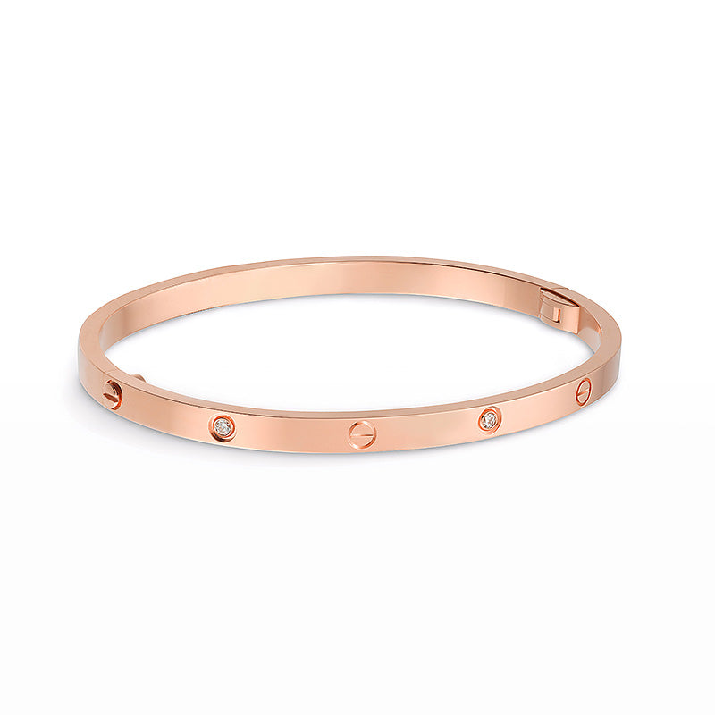 [エバリー JW]ラブブレスレット 3.65mm 6ダイヤモンド