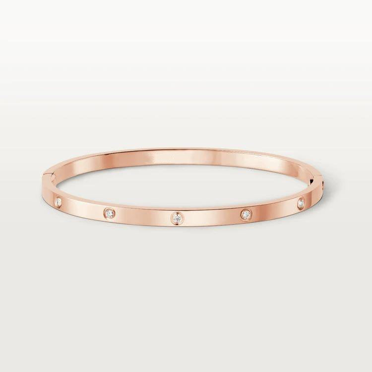 [エバリー JW]ラブブレスレット 3.65mm 10ダイヤモンド