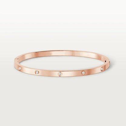 [エバリー JW]ラブブレスレット 3.65mm 10ダイヤモンド
