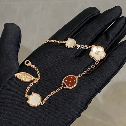 [Everoly JW] GLÜCKLICHES FRÜHLINGS-ARMBAND MIT 5 MOTIV