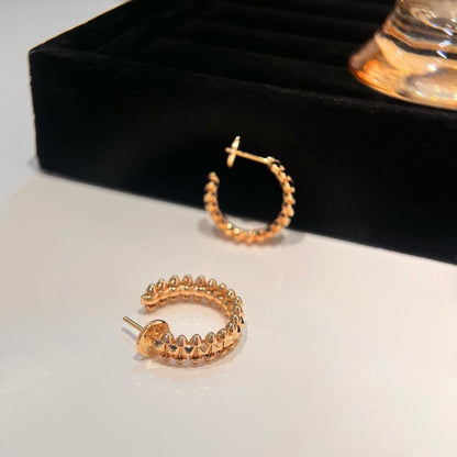 [Everoly JW]CLASH SMALL HOOP EARRINGS