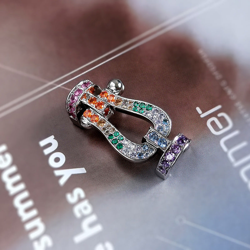[Everoly JW]FORCE großes Hufeisenverschluss-Metallarmband