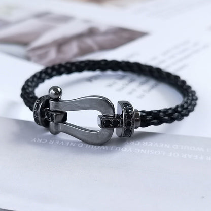 [Everoly JW]FORCE GROSSE SERIE HUFEISEN SCHWARZES SAMURAI-ARMBAND