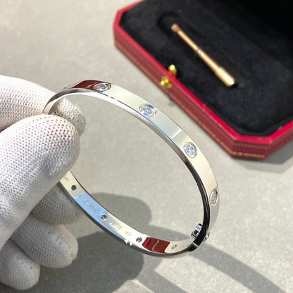 [エバリー JW]ラブブレスレット 6.1mm 10ダイヤモンド