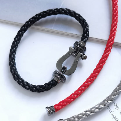 [Everoly JW]FORCE GROSSE SERIE HUFEISEN SCHWARZES SAMURAI-ARMBAND