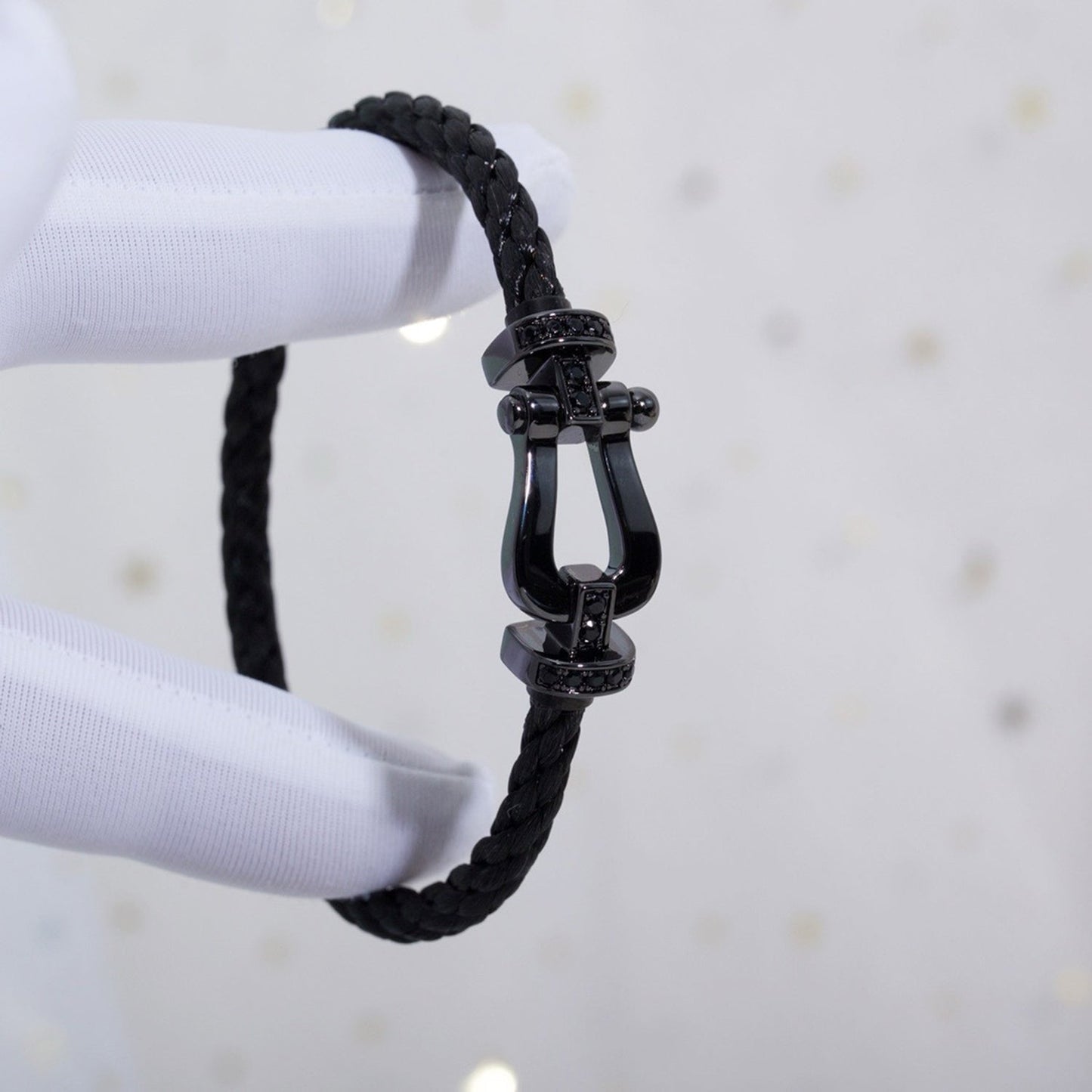 [Everoly JW]FORCE GROSSE SERIE HUFEISEN SCHWARZES SAMURAI-ARMBAND