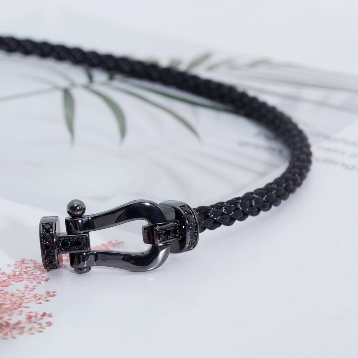 [Everoly JW]FORCE GROSSE SERIE HUFEISEN SCHWARZES SAMURAI-ARMBAND