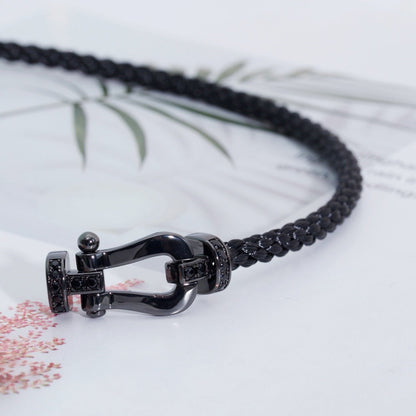 [Everoly JW]FORCE GROSSE SERIE HUFEISEN SCHWARZES SAMURAI-ARMBAND