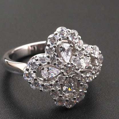 [Everoly JW]LOOP RING VOLLMOTIV DIAMANT 16MM SILBER