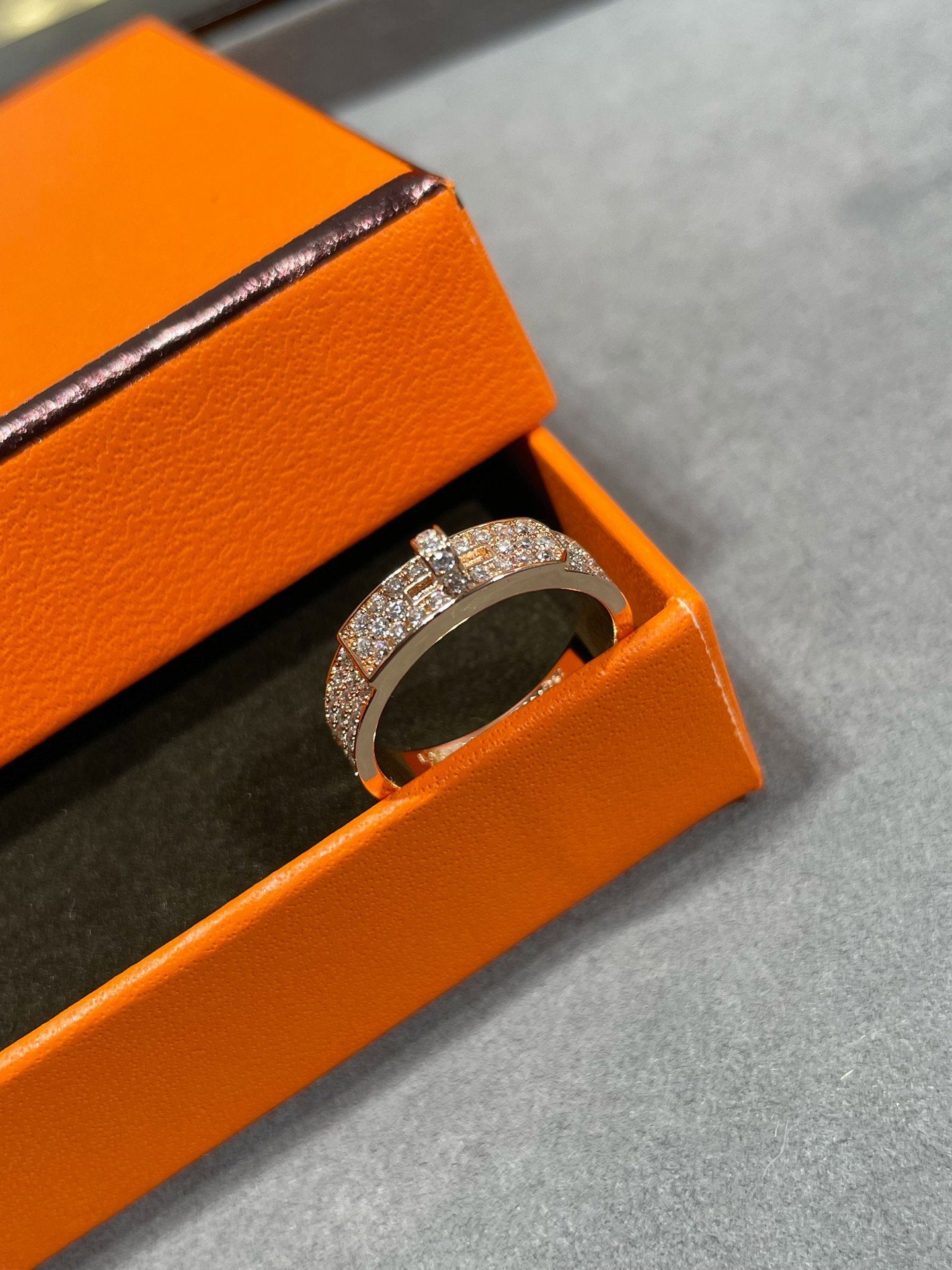 [Everoly JW]KELLY ROSÉGOLD DIAMANTRING