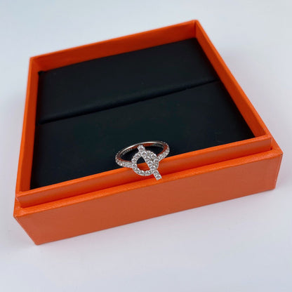 [Everoly JW]ECHAPPEE RING SILVER DIAMOND
