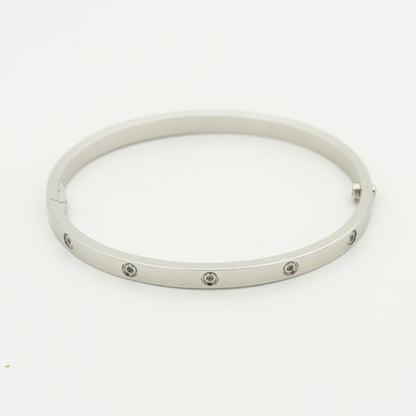 [エバリー JW]ラブブレスレット 3.65mm 10ダイヤモンド