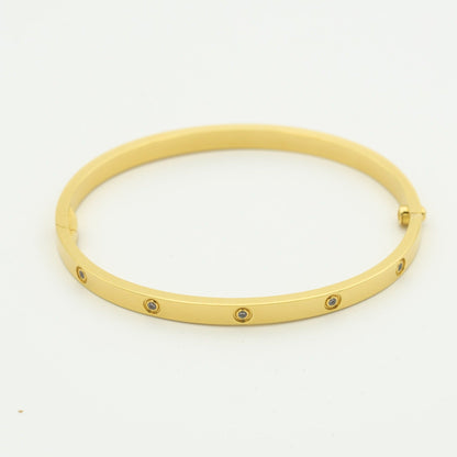 [エバリー JW]ラブブレスレット 3.65mm 10ダイヤモンド