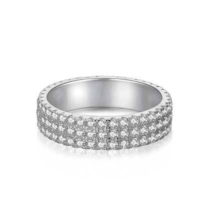 [Everoly JW]Dainty Round Cut Tennis Ring