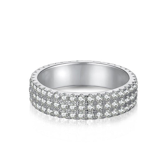 [Everoly JW]Dainty Round Cut Tennis Ring