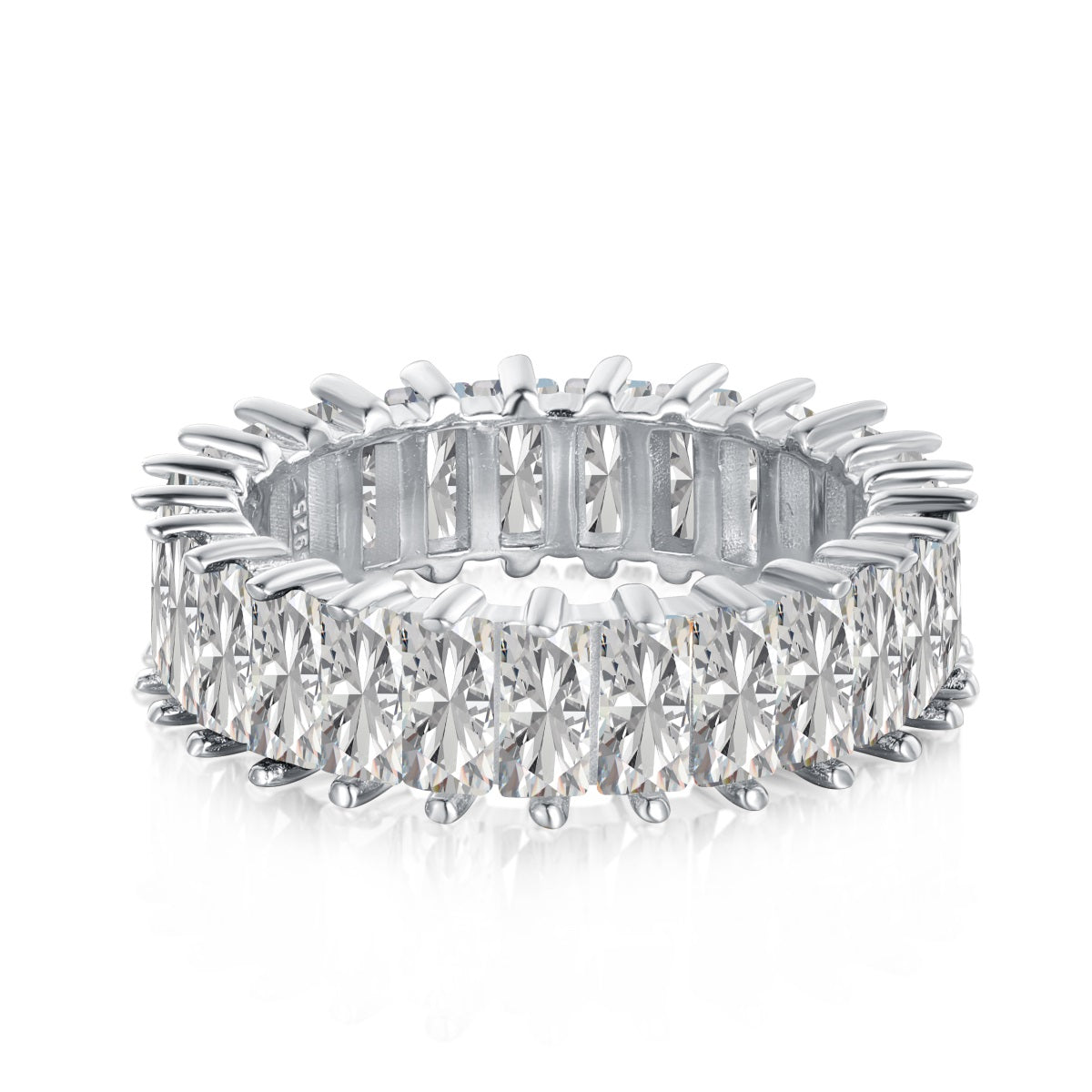 [Everoly JW]Unique Colorful Radiant Cut RIng