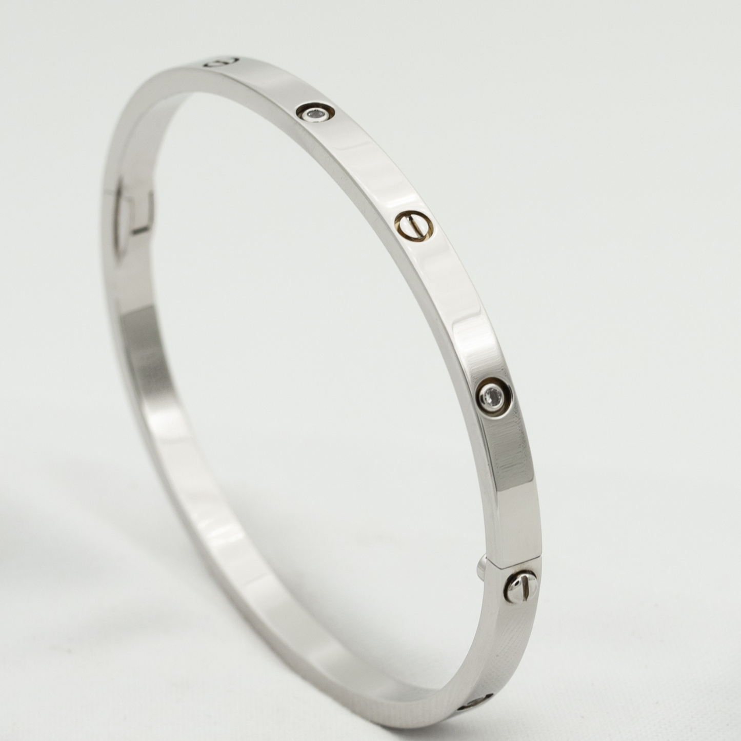 [エバリー JW]ラブブレスレット 3.65mm 6ダイヤモンド