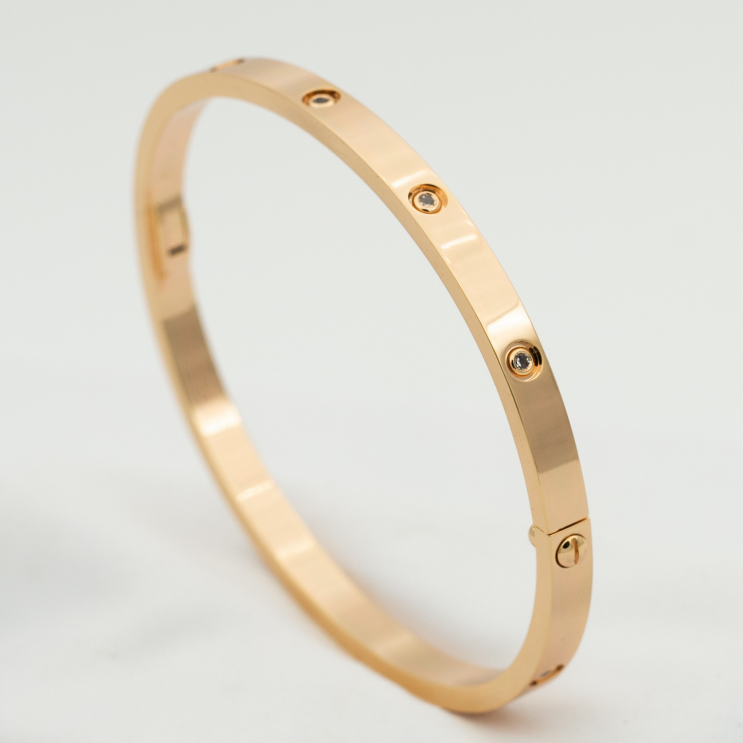 [エバリー JW]ラブブレスレット 3.65mm 10ダイヤモンド