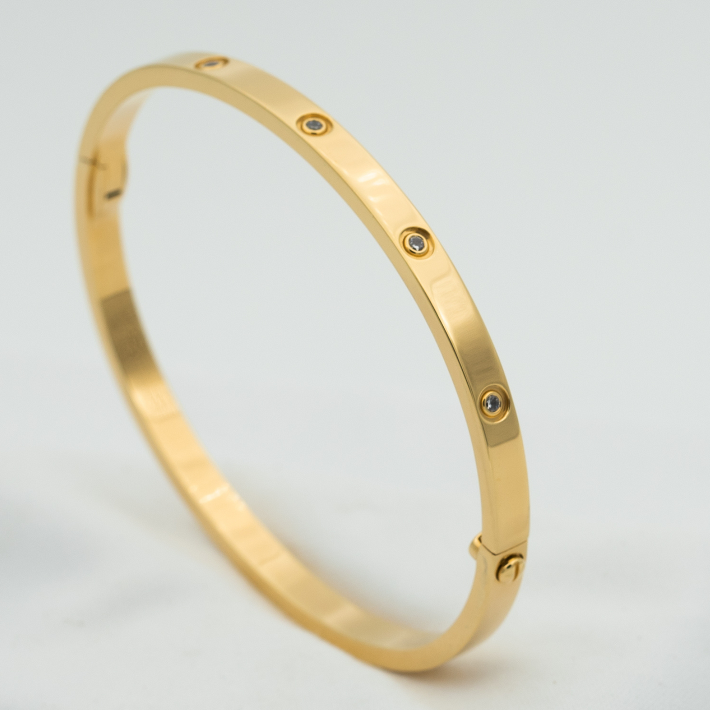 [エバリー JW]ラブブレスレット 3.65mm 10ダイヤモンド