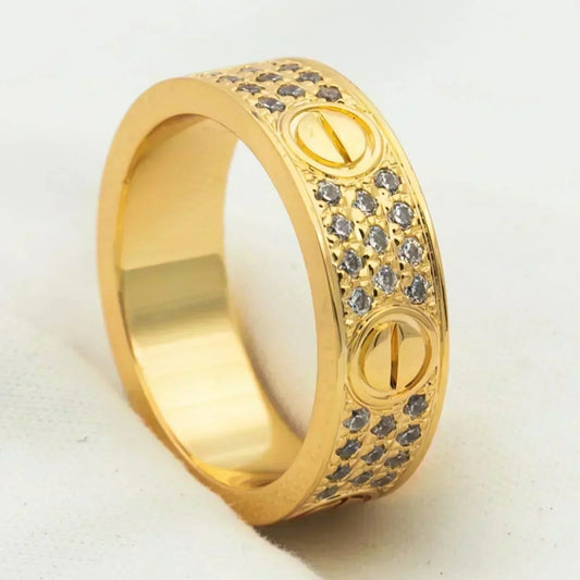 [Everoly JW]LOVE RING 5.5MM DIAMONDS PAVED