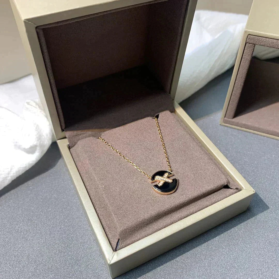 [Everoly JW]JEUX DE ROSE ゴールド ダイヤモンド ネックレス