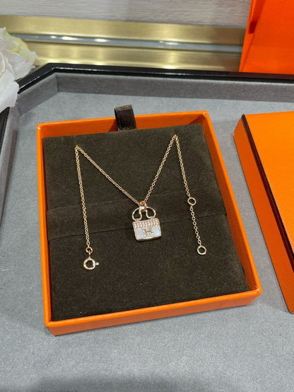 [Everoly JW]H CIRCE MOISSANITE ANHÄNGER HALSKETTE GOLD
