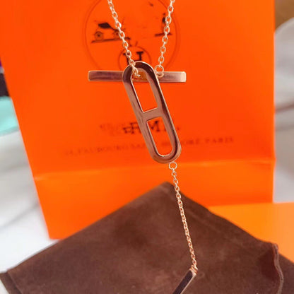 [Everoly JW]HM NECKLACE PLATINUM ROSE GOLD DIAMOND