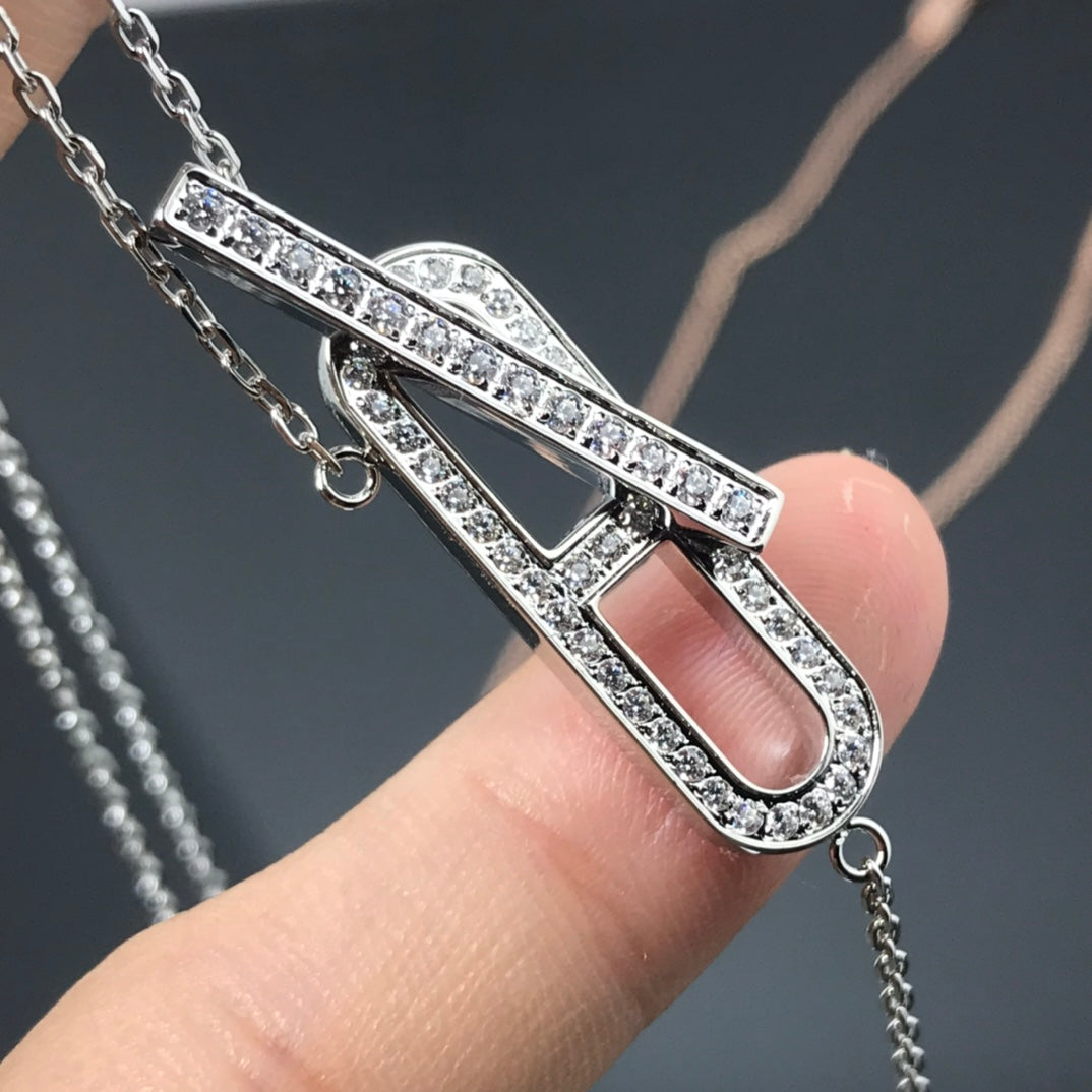 [Everoly JW]HM NECKLACE PLATINUM ROSE GOLD DIAMOND