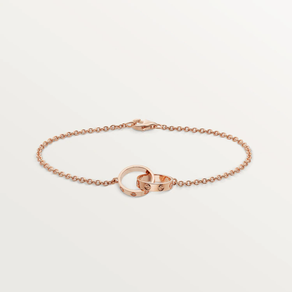 [Everoly JW]LOVE BRACELET DOUBLE RING