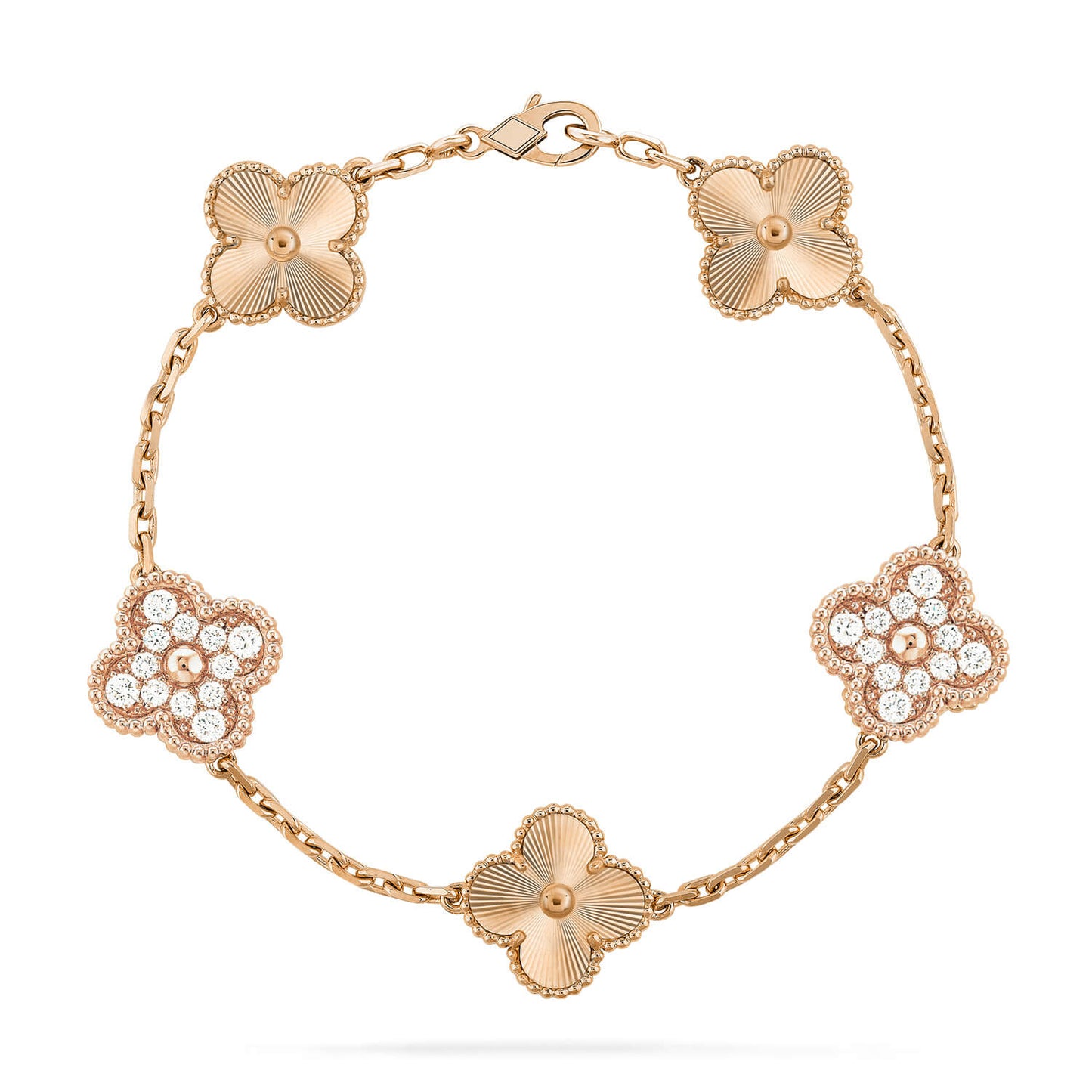 [Everoly JW]  CLOVER 5 MOTIF LASER BRACELET COLLECTION