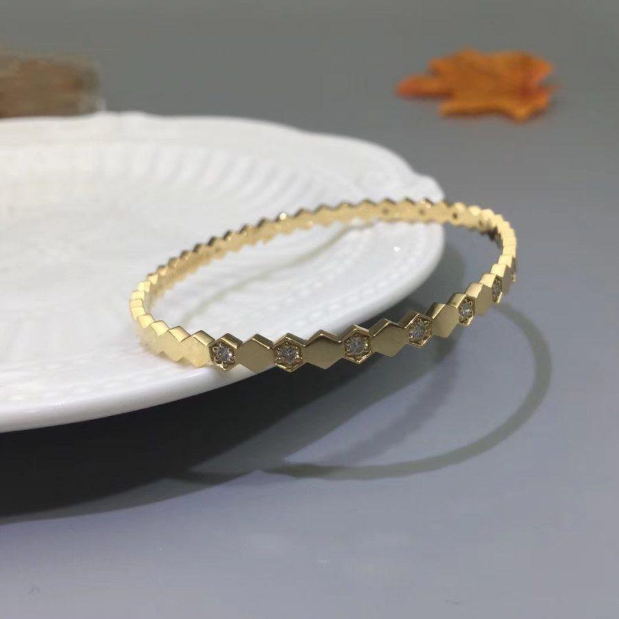 [Everoly JW]BEE LOVE GOLD DIAMOND BRACELET