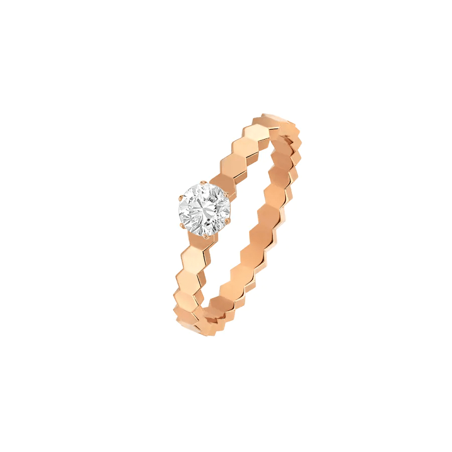 [Everoly JW]BEE LOVE RING PINK GOLD 1 DIAMOND