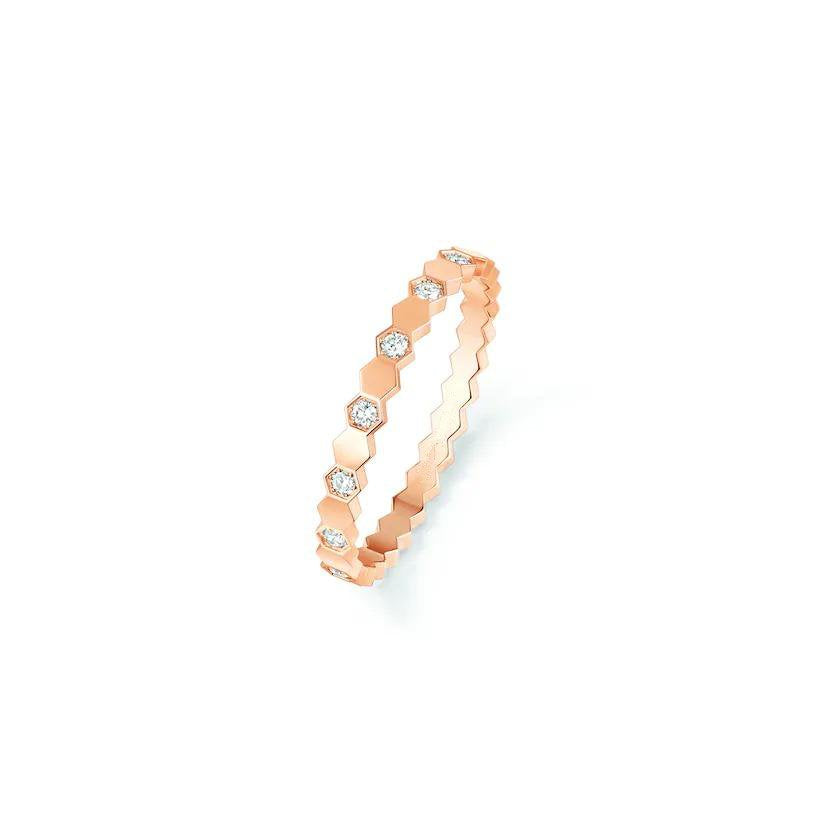 [Everoly JW]BEE LOVE RING PINK GOLD DIAMOND