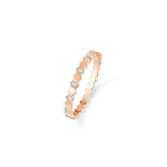 [Everoly JW]BEE LOVE RING PINK GOLD DIAMOND