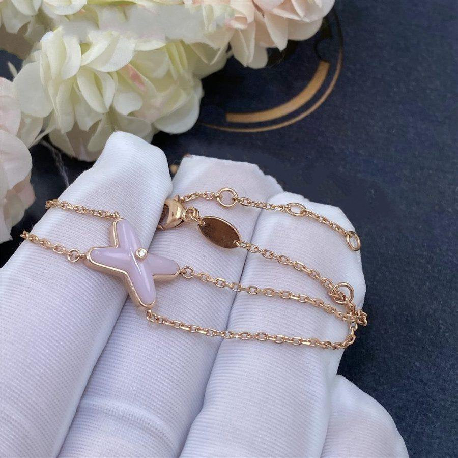 [Everoly JW]JEUX ARMBAND ROSA MOP ROSA GOLD 1 DIAMANT