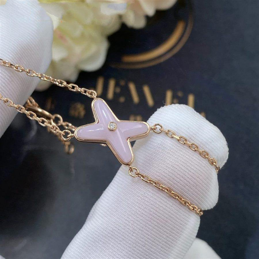 [Everoly JW]JEUX ARMBAND ROSA MOP ROSA GOLD 1 DIAMANT