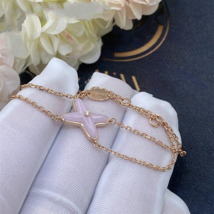 [Everoly JW]JEUX ARMBAND ROSA MOP ROSA GOLD 1 DIAMANT