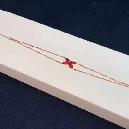 [Everoly JW]JEUX ARMBAND KARNEOL ROTGOLD 1 DIAMANT