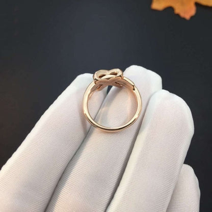 [Everoly JW]JEUX DE PINK GOLD DIAMOND RING