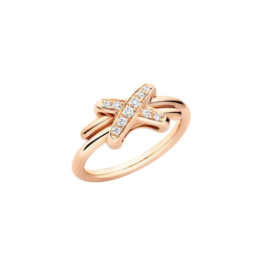 [Everoly JW]JEUX DE PINK GOLD DIAMOND RING