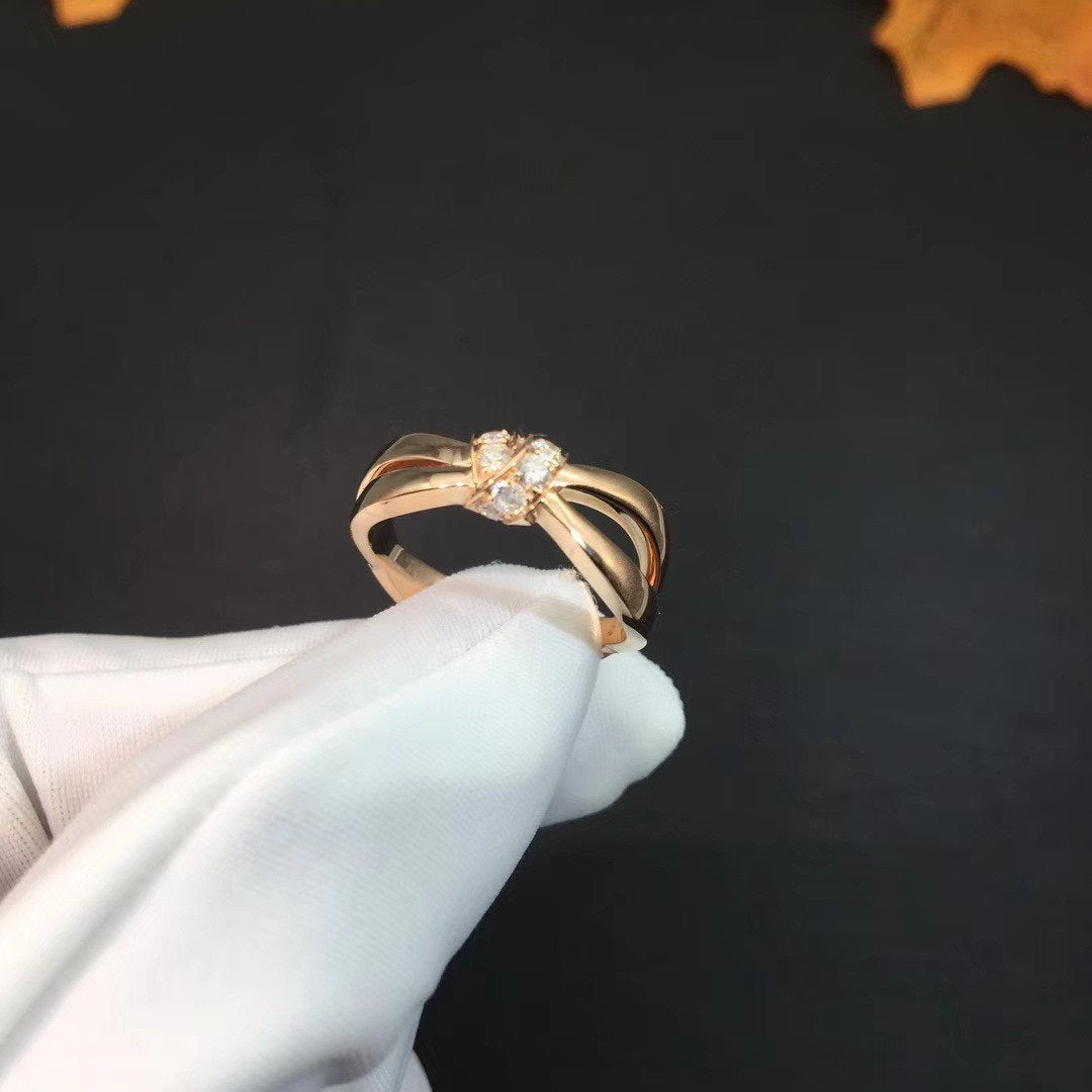 [Everoly JW]LIENS RING PINK GOLD DIAMOND