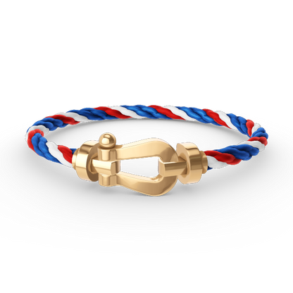 [Everoly JW]FORCE LARGE HORSESHOE NO DIAMOND BRACELET GOLD