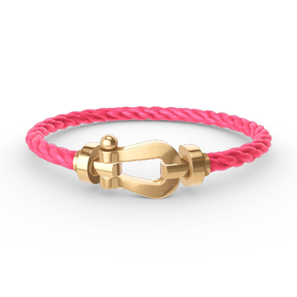 [Everoly JW]FORCE LARGE HORSESHOE NO DIAMOND BRACELET GOLD