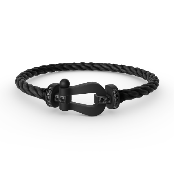 [Everoly JW]FORCE GROSSE SERIE HUFEISEN SCHWARZES SAMURAI-ARMBAND