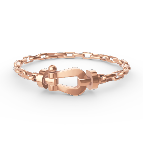 [Everoly JW]FORCE großes Hufeisenverschluss-Metallarmband