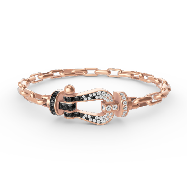 [Everoly JW]FORCE großes Hufeisenverschluss-Metallarmband