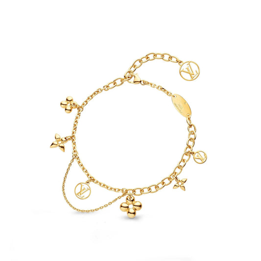 [Everoly JW]BLOOMING PINK GOLD MOP BRACELET